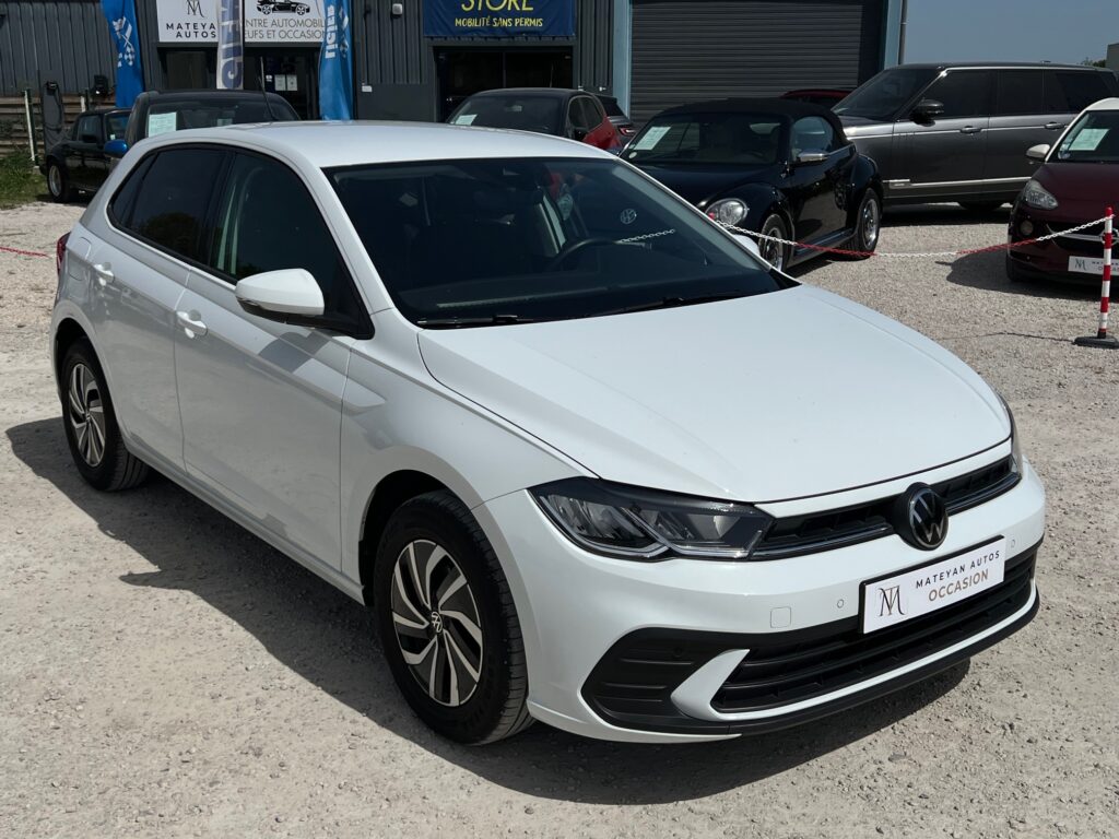 Volkswagen Polo 6 phase 2 de 2025 avec 7 500 kilomètres première main garantie 5 ans constructeur en vente chez Mateyan Autos Salon-de-Provence